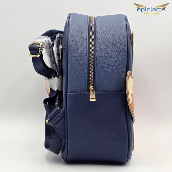 Pokemon Eevee Witch Halloween Pumpkin Blue Mini Backpack Bag New - Picture 4 of 5